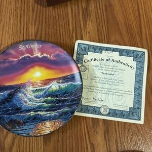 Christian Riese Lassen A‎ Year in Paradise Complete Collector’s Plate Set